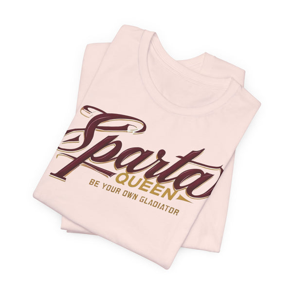 Sparta Queen Tee, Gladiator Shirt, Strength Motivational Tee, Fitness Apparel, Empowerment Gift, Workout Motivation Shirt