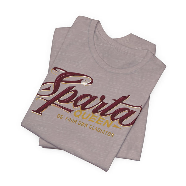 Sparta Queen Tee, Gladiator Shirt, Strength Motivational Tee, Fitness Apparel, Empowerment Gift, Workout Motivation Shirt