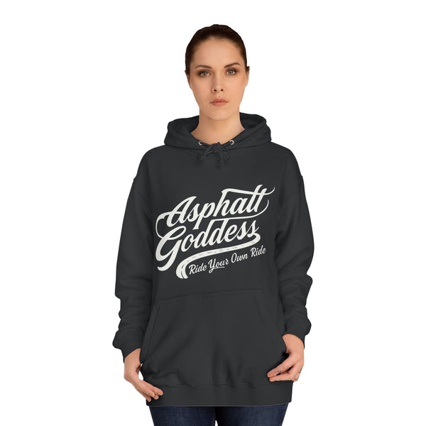 Ready to Ride Hoodie, Asphalt Goddess, Female Biker Hoodie, Gift for her,  Bike Life, Women Bikers, Biker