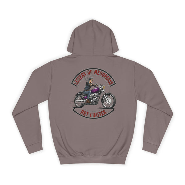 Funny Biker Hoodie for Women | Menopause Humour Motorcycle Hoodie |  Gift for Female Riders | Next Chapter Life Hoodie | HRT Chapter