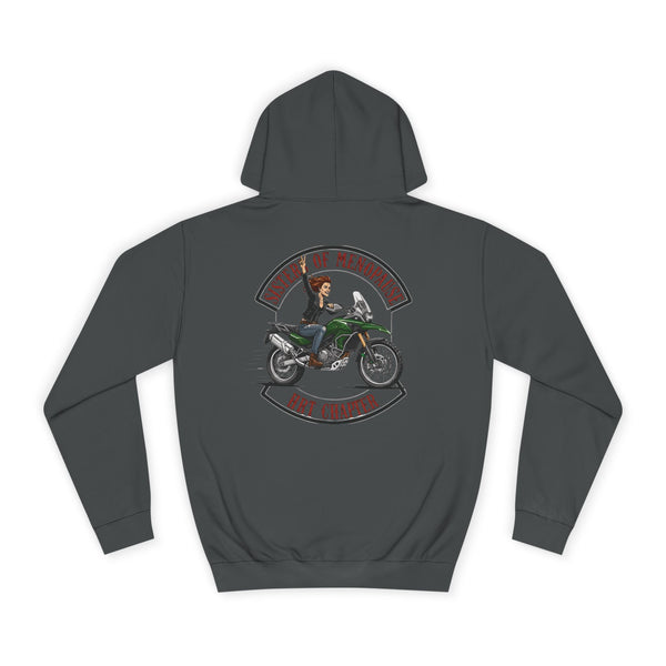 Funny Biker Hoodie for Women | Menopause Humour Motorcycle Hoodie | Menopause Chapter | Female Riders | Next Chapter Life Hoodie