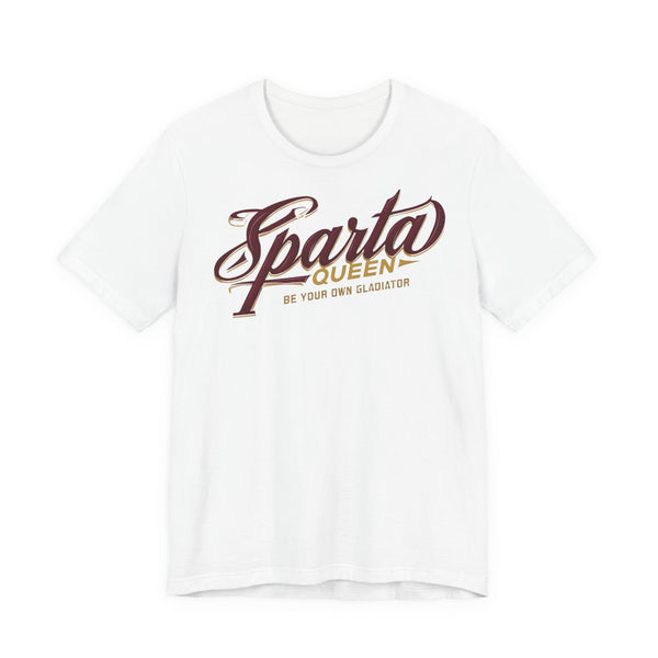 Sparta Queen Tee, Gladiator Shirt, Strength Motivational Tee, Fitness Apparel, Empowerment Gift, Workout Motivation Shirt