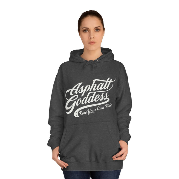 Ready to Ride Hoodie, Asphalt Goddess, Female Biker Hoodie, Gift for her,  Bike Life, Women Bikers, Biker