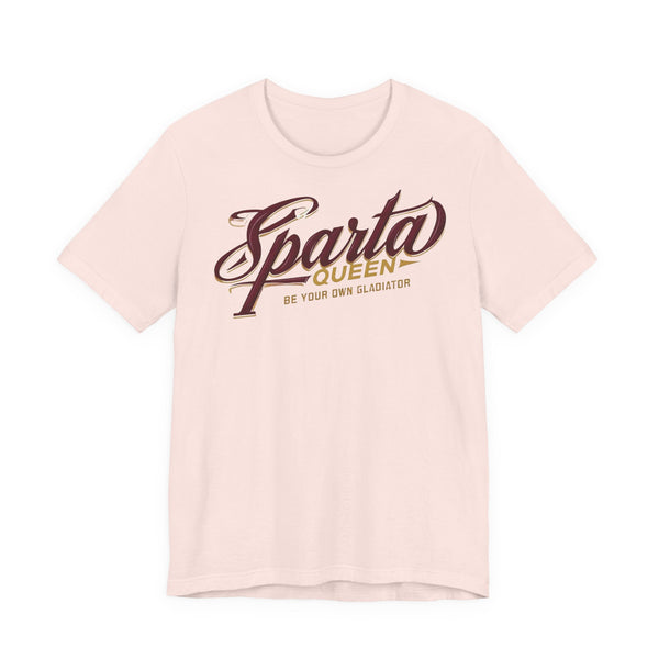 Sparta Queen Tee, Gladiator Shirt, Strength Motivational Tee, Fitness Apparel, Empowerment Gift, Workout Motivation Shirt