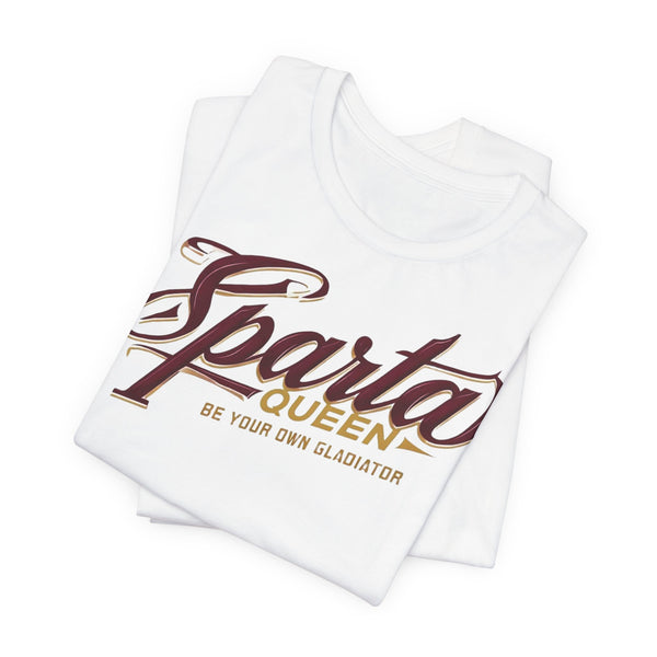 Sparta Queen Tee, Gladiator Shirt, Strength Motivational Tee, Fitness Apparel, Empowerment Gift, Workout Motivation Shirt