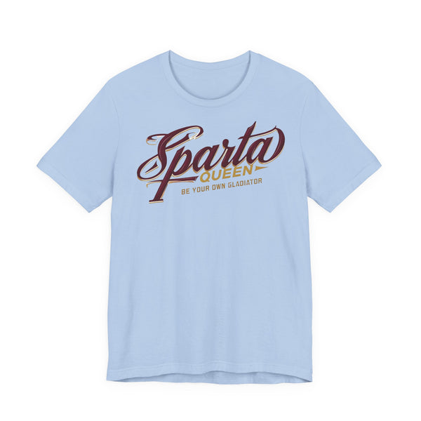 Sparta Queen Tee, Gladiator Shirt, Strength Motivational Tee, Fitness Apparel, Empowerment Gift, Workout Motivation Shirt