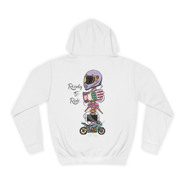 Ready to Ride Hoodie, Asphalt Goddess, Female Biker Hoodie, Gift for her,  Bike Life, Women Bikers, Biker