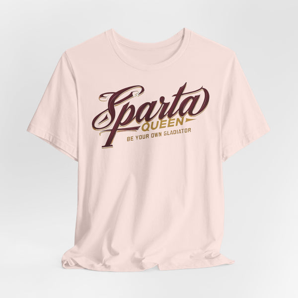 Sparta Queen Tee, Gladiator Shirt, Strength Motivational Tee, Fitness Apparel, Empowerment Gift, Workout Motivation Shirt