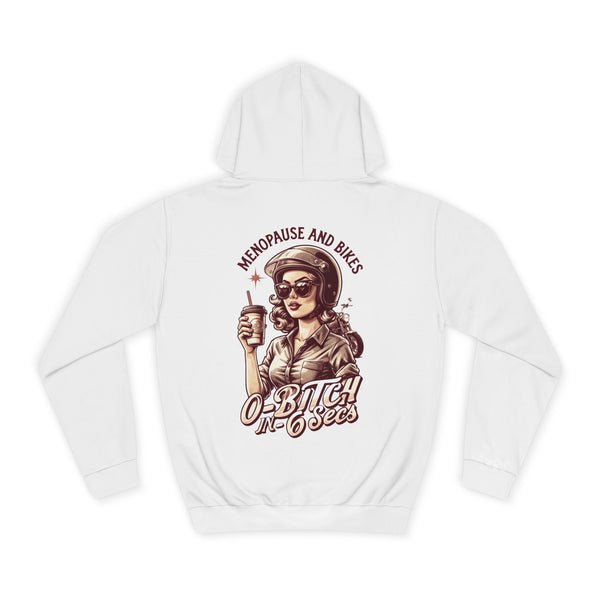 Female Motorcycle Hoodie | Biker Babe T-shirt | Mug for Female Bikers | Powered by Hormones Rage and MPH | Biker Gift | Menopausal Riders