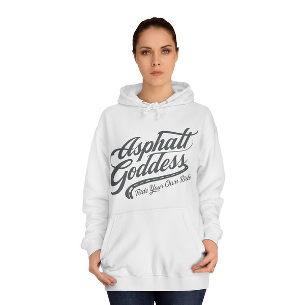 Ready to Ride Hoodie, Asphalt Goddess, Female Biker Hoodie, Gift for her,  Bike Life, Women Bikers, Biker