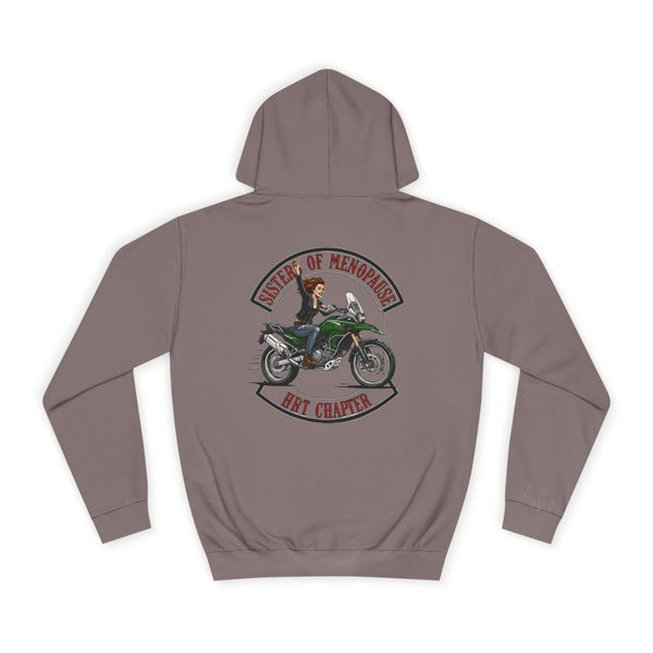 Funny Biker Hoodie for Women | Menopause Humour Motorcycle Hoodie | Menopause Chapter | Female Riders | Next Chapter Life Hoodie