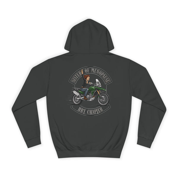 Funny Biker Hoodie for Women | Menopause Humour Motorcycle Hoodie | Menopause Chapter | Female Riders | Next Chapter Life Hoodie